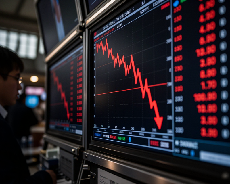 Market Volatility Concept