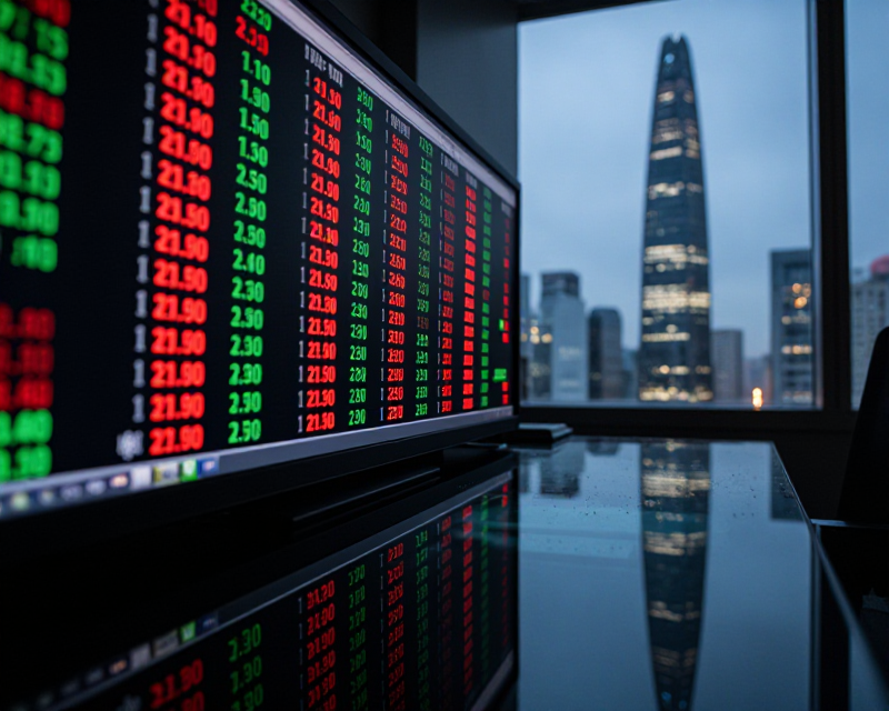 Stock Market Volatility Concept