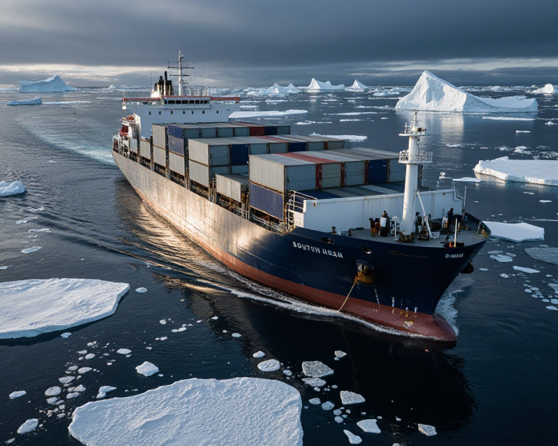 Arctic Route Container Ship