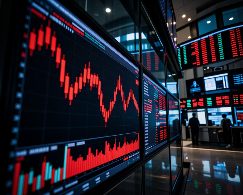 Cinematic Financial Market Tension