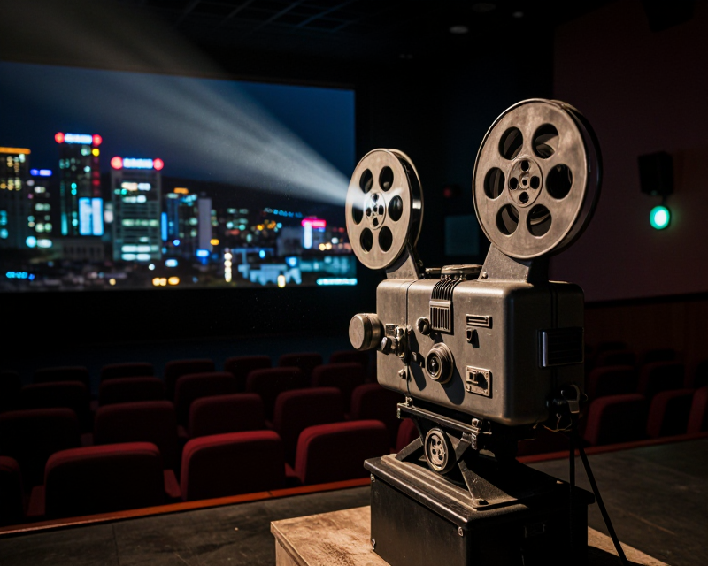 Cinematic Busan Cinema Atmosphere