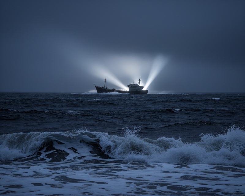 Dark Sea Rescue Scene