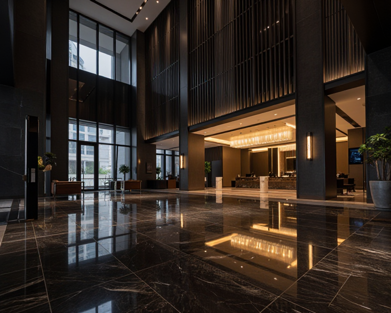 Luxury Hotel Lobby in Seoul