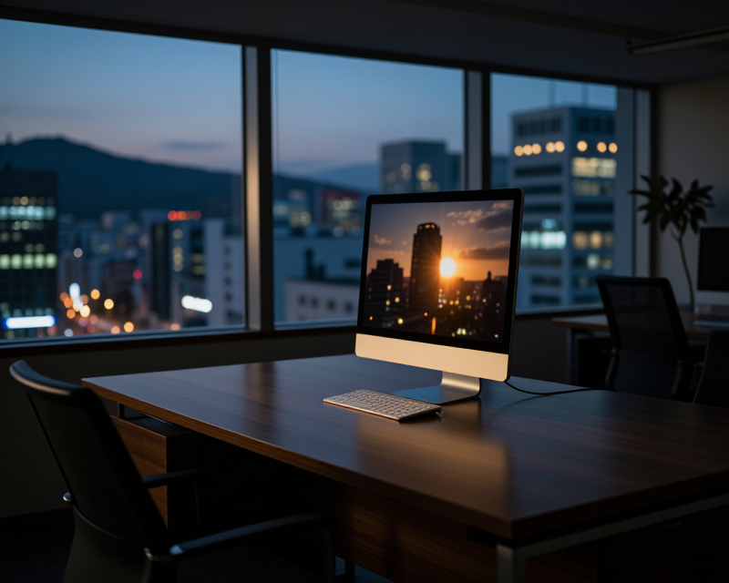 Empty Urban Office Space