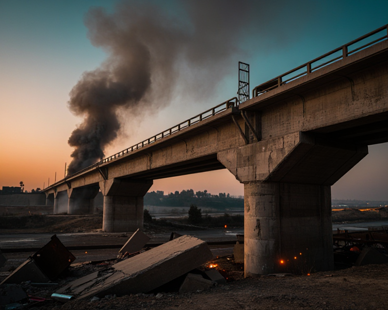 Destruction of Infrastructure in Iran