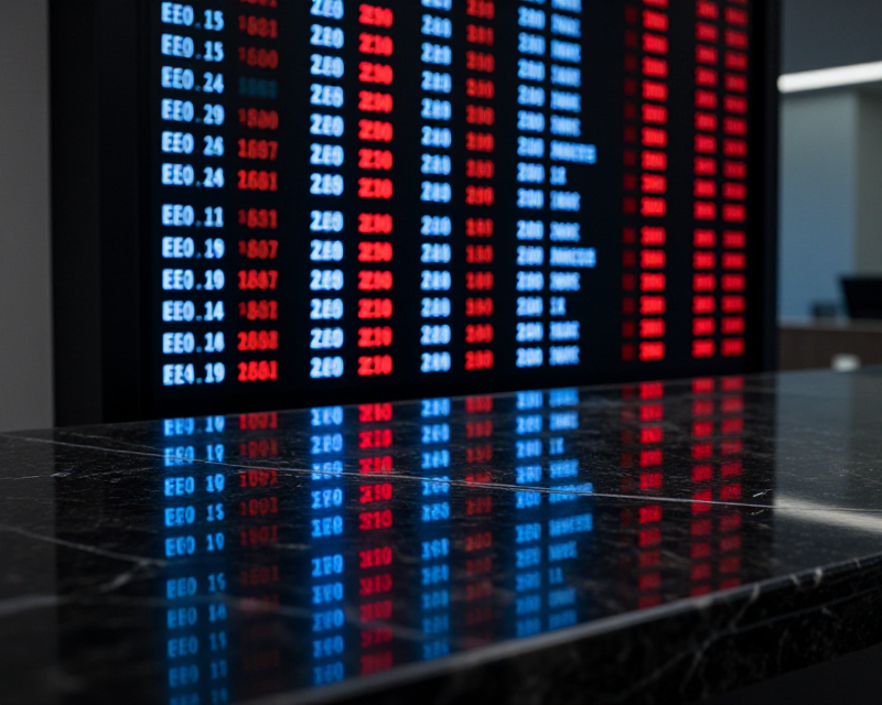 Stock Market Ticker Concept
