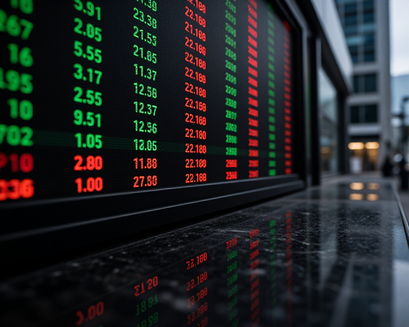 Stock Market Volatility Concept