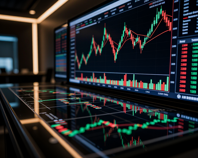 Market Volatility Concept