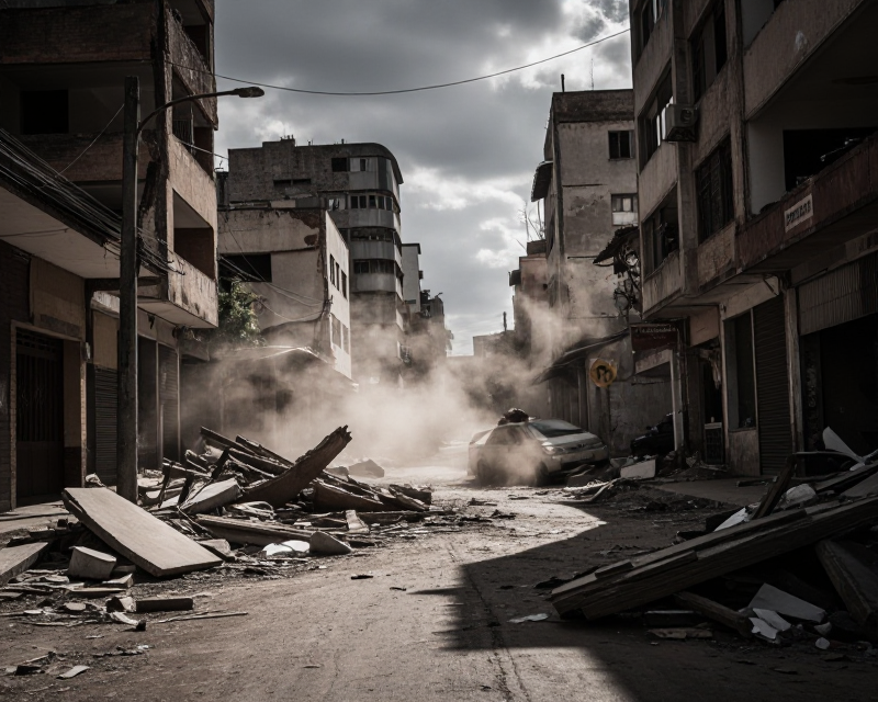 Earthquake Aftermath in Colombia